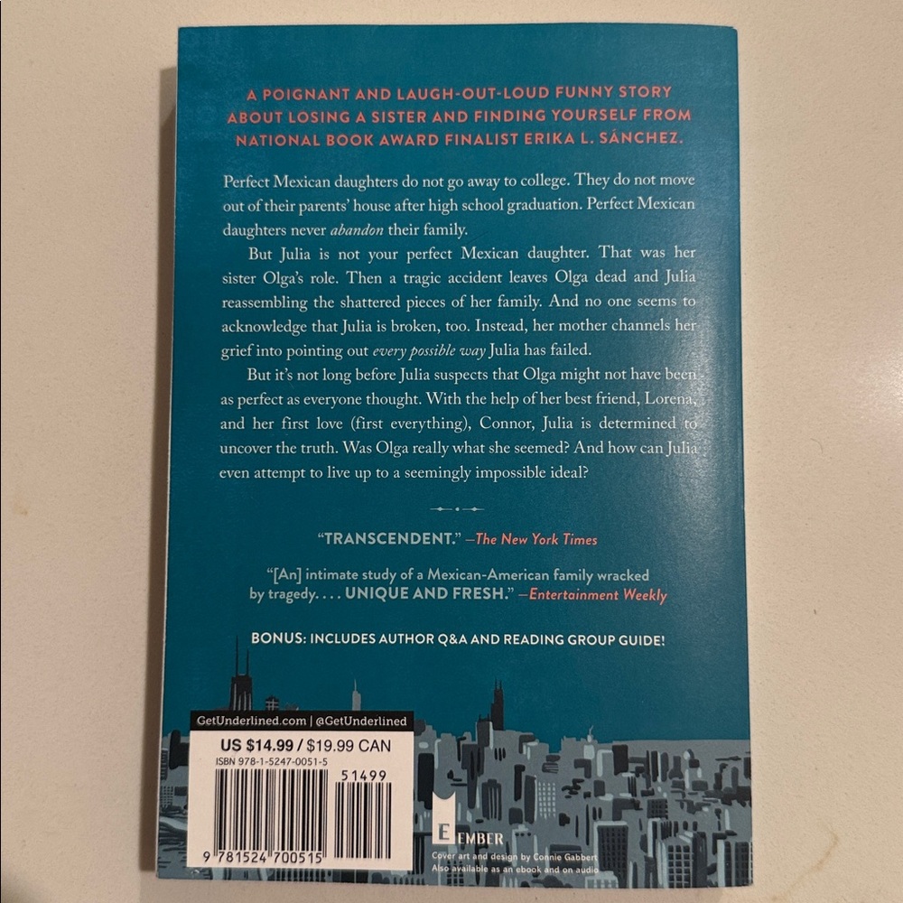 I Am Not Your Perfect Mexican Daughter by Erika L. Sanchez - Picture 3 of 4